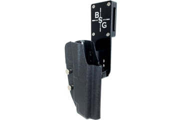 Image of Black Scorpion Outdoor Gear Glock 17, 19, 22, 45 Pro Heavy Duty Competition Holster, Left Hand, Black Shell / Black, HCD1-USPSABS-GL17BKLH