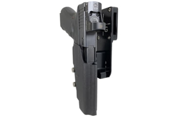 Image of Black Scorpion Outdoor Gear Glock 34, 35 Pro Heavy Duty Competition Holster, Left Hand, Black Shell / Black, HCD1-USPSABS-GL34BKLH