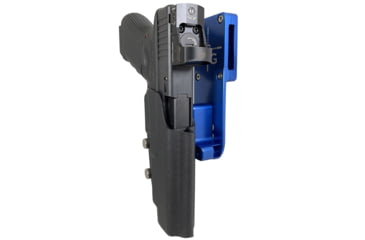 Image of Black Scorpion Outdoor Gear Glock 34, 35 Pro Heavy Duty Competition Holster, Left Hand, Blue Shell / Black, HCD3-USPSABS-GL34BKLH