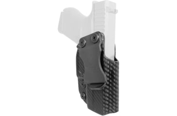 Image of Black Scorpion Outdoor Gear Glock 42, 43 IWB Kydex Holster - Low Profile, Right Hand, Carbon Fiber, HC19-IWB01-SCOGL43-CFRH