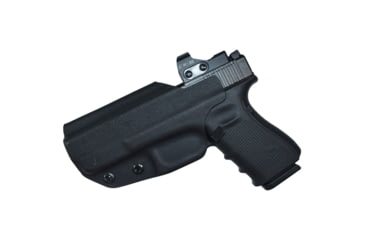 Image of Black Scorpion Outdoor Gear Glock 43X MOS w/ Streamlight TLR-6 IWB Belt Wing Tuckable Holster, Right, Black, HC23-43MOS-BK