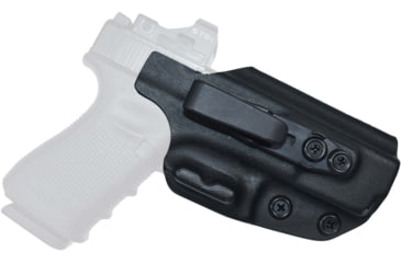 Image of Black Scorpion Outdoor Gear Glock 43X MOS w/ Streamlight TLR-6 IWB Belt Wing Tuckable Holster, Right, Black, HC23-43MOS-BK
