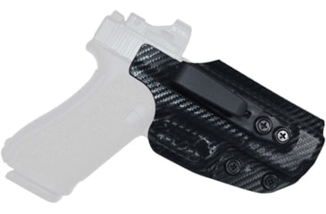 Image of Black Scorpion Outdoor Gear Glock 43X MOS w/ Streamlight TLR-6 IWB Belt Wing Tuckable Holster, Right, Carbon Fiber, HC23-43MOS-CF