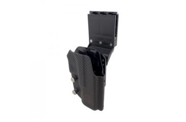Image of Black Scorpion Outdoor Gear Holster USPSA Pro Competition Sti 2011 Full Cover, Carbon Fiber Finish, HC04-USPSA-2011FULLCFRH