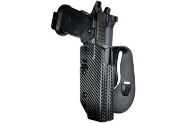 Image of Black Scorpion Outdoor Gear OWB Paddle Holster, Staccato XC, Right Hand, Carbon Fiber, HC03-PADDLE-STACCA