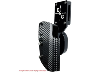 Image of Black Scorpion Outdoor Gear Pro Heavy Duty Competition Kydex OWB Holster, Walther PDP 5in w/ X300, Right Hand, Black Shell Carbon Fiber, HCD1-USPSABS-PDP5X300CFRH
