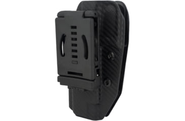 Image of Black Scorpion Outdoor Gear Pro IDPA Competition Holster, Right Hand, GLOCK 17/ 19/ 19X/ 22/ 45, 4.02 - 4.49in Barrel, 1.5 - 1.75in Belts, Kydex, Carbon Fiber, HC03-IDPA-GL17CFRH