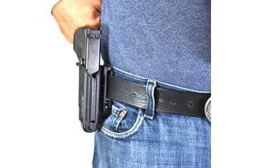 Image of Black Scorpion Outdoor Gear Pro IDPA Competition Holster, Right Hand, GLOCK 17/ 19/ 19X/ 22/ 45, 4.02 - 4.49in Barrel, 1.5 - 1.75in Belts, Kydex, Carbon Fiber, HC03-IDPA-GL17CFRH