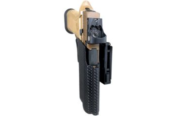 Image of Black Scorpion Outdoor Gear Pro IDPA Competition Holster, Right Hand, SIG Sauer P320, 3.9 - 5in Barrel, 1.5 - 1.75in Belts, Kydex, Carbon Fiber, HC03-IDPA-P320X5CFRH