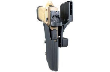 Image of Black Scorpion Outdoor Gear Pro USPSA Competition Holster, Right Hand, SIG Sauer P320, 3.9 - 5in Barrel, 1.5 - 1.75in Belts, Kydex, Black, HC04-USPSA-P320X5BKRH