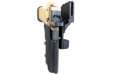Image of Black Scorpion Outdoor Gear Pro USPSA Competition Holster, Right Hand, SIG Sauer P320, 3.9 - 5in Barrel, 1.5 - 1.75in Belts, Kydex, Carbon Fiber, HC04-USPSA-P320X5CFRH