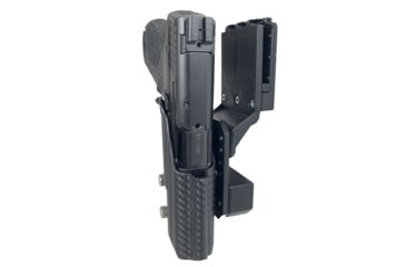 Image of Black Scorpion Outdoor Gear Pro USPSA Competition Holster, Right Hand, Smith &amp; Wesson M&amp;P/ M&amp;P 2.0, 4.25in Barrel, 1.5 - 1.75in Belts, Kydex, Carbon Fiber, HC04-USPSA-MP9CFRH