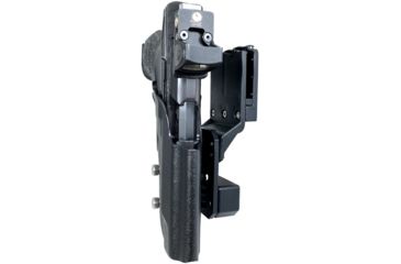 Image of Black Scorpion Outdoor Gear Pro USPSA Competition Holster, Right Hand, Walther PPQ, 5in Barrel, 1.5 - 1.75in Belts, Kydex, Black, HC04-USPSA-WALTHERQ5BKRH