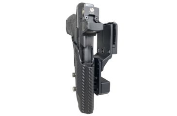 Image of Black Scorpion Outdoor Gear Pro USPSA Competition Holster, Right Hand, Walther PPQ, 5in Barrel, 1.5 - 1.75in Belts, Kydex, Carbon Fiber, HC04-USPSA-WALTHERQ5CFRH