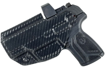Image of Black Scorpion Outdoor Gear Ruger Max 9 IWB Belt Wing Tuckable Holster, Right, Carbon Fiber, HC23-MAX9-CF