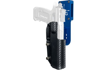 Image of Black Scorpion Outdoor Gear SAR K-12 Sport Pro Heavy Duty Competition Holster, Right, Blue/Carbon Fiber, HCD3-USPSABS-SARK12CFRH