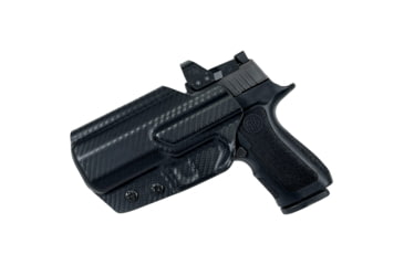 Image of Black Scorpion Outdoor Gear Sig Sauer P320 Compact IWB Belt Wing Tuckable Holster, Right, Carbon Fiber, HC23-P320C-CF