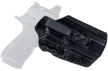 Image of Black Scorpion Outdoor Gear Sig Sauer P320 Compact IWB Belt Wing Tuckable Holster, Right, Carbon Fiber, HC23-P320C-CF