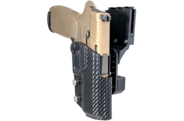 Image of Black Scorpion Outdoor Gear Sig Sauer P320 Compact Pro Competition Holster, Right Hand, Carbon Fiber, HC04-USPSA-P3204CFRH