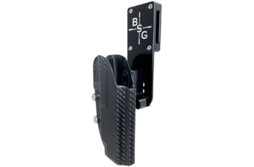 Image of Black Scorpion Outdoor Gear Sig Sauer P320 Compact Pro Heavy Duty Competition Holster, Right Hand, Black Shell / Carbon Fiber, HCD1-USPSABS-P3204CFRH