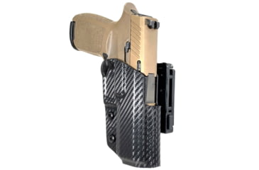 Image of Black Scorpion Outdoor Gear Sig Sauer P320 Compact Pro IDPA Competition Holster, Left Hand, Carbon Fiber, HC03-IDPA-P3204CFLH