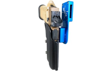 Image of Black Scorpion Outdoor Gear Sig Sauer P320 X5, X5 Legion Pro Heavy Duty Competition Holster, Left Hand, Blue Shell / Black, HCD3-USPSABS-P320X5BKLH