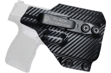 Image of Black Scorpion Outdoor Gear Sig Sauer P365 w/ TLR-6 Belt Wing Tuckable Holster, Right, Carbon Fiber, HC23-365TLR6-CFRH