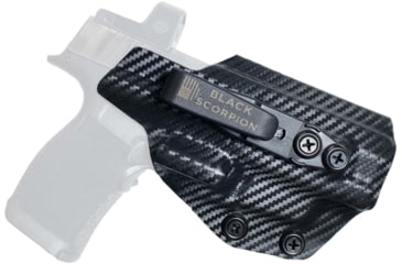 Image of Black Scorpion Outdoor Gear Sig Sauer P365 XL w/ LIMA365 Belt Wing Tuckable Holster, Right, Carbon Fiber, HC23-365XLLIMA-CFRH
