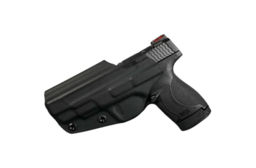 Image of Black Scorpion Outdoor Gear Smith &amp; Wesson M&amp;P Shield Plus 4 IWB Belt Wing Tuckable Holster, Right, Black, HC23-SHIELDPPC4-BKRH