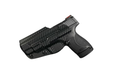 Image of Black Scorpion Outdoor Gear Smith &amp; Wesson M&amp;P Shield Plus 4 IWB Belt Wing Tuckable Holster, Right, Carbon Fiber, HC23-SHIELDPPC4-CFRH