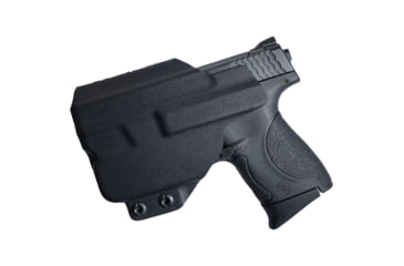 Image of Black Scorpion Outdoor Gear Smith &amp; Wesson M&amp;P Shield Plus w/ TLR-6 Belt Wing Tuckable Holster, Right, Black, HC23-SHIETLR6-BKRH