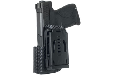 Image of Black Scorpion Outdoor Gear Smith &amp; Wesson M&amp;P Shield Pro IDPA Holster, Right Hand, Carbon Fiber, HC03-IDPA-SHIELD-CFRH