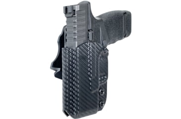 Image of Black Scorpion Outdoor Gear Springfield Armory Hellcat IWB Kydex Holster - Low Profile, Right Hand, Carbon Fiber, HC19-IWB01-SCOHELLCAT-CFRH
