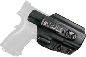 Image of Black Scorpion Outdoor Gear Springfield XD-M Elite 4.5 IWB Belt Wing Tuckable Holster, Right, Black, HC23-XDM45-BK