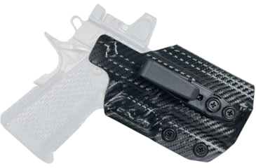 Image of Black Scorpion Outdoor Gear Staccato C2 IWB Belt Wing Tuckable Holster, Right, Carbon Fiber, HC23-STAC2-CF