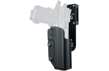 Image of Black Scorpion Outdoor Gear Staccato P DUO Pro Heavy Duty Competition Holster, Right, Black/Black, HCD1-USPSABS-STACPBKRH