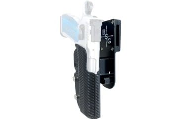 Image of Black Scorpion Outdoor Gear Tanfoglio Stock 2 Pro Heavy Duty Competition Holster, Right, Black/Carbon Fiber, HCD1-USPSABS-STOCKIICFRH