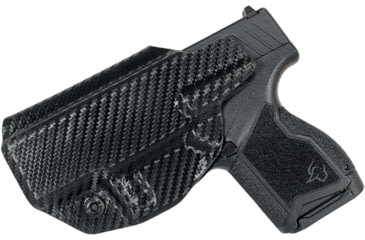 Image of Black Scorpion Outdoor Gear Taurus GX4 IWB Belt Wing Tuckable Holster, Right, Carbon Fiber, HC23-GX4-CF