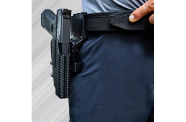 Image of Black Scorpion Outdoor Gear USPSA Grand Master Production Holster / Shooting Belt Combo, 2011 USPSA, Black, Medium, CO06-MP01H042011-BTMBK
