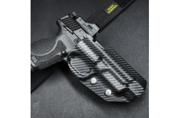 Image of Black Scorpion Outdoor Gear USPSA Grand Master Production Holster / Shooting Belt Combo, 2011 USPSA, Black, Medium, CO06-MP01H042011-BTMBK