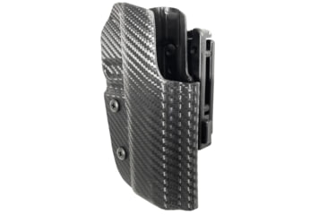 Image of Black Scorpion Outdoor Gear Walther Q5 Match Polyframe Pro Competition Holster, Left Hand, Carbon Fiber, HC04-USPSA-WALTHERQ5CFLH