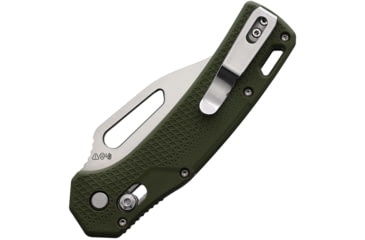 Image of Blackfire Pivot Lock Folding Knife, 4in Closed, 3in Satin D2 Tool Steel Clip Point Blade, Green Nylon Handle, OGK002GNB
