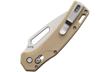 Image of Blackfire Pivot Lock Folding Knife, 4in Closed, 3in Satin D2 Tool Steel Drop Point Blade, Tan Nylon Handle, OGK000TNB