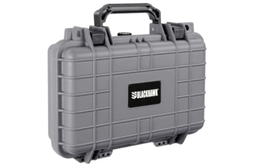 Image of BlackHawk 11.6in Waterproof Hard Single Gun Case with Foam, Gray, Compact, BH00010-GRA