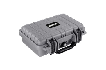 Image of BlackHawk 11.6in Waterproof Hard Single Gun Case with Foam, Gray, Compact, BH00010-GRA