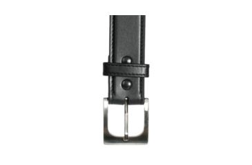 Image of BlackHawk 4113 CQC Pistol Belt, Black, 48in waist, Carbon Fiber Finish, Brushed Nickel Buckle 411348CBK