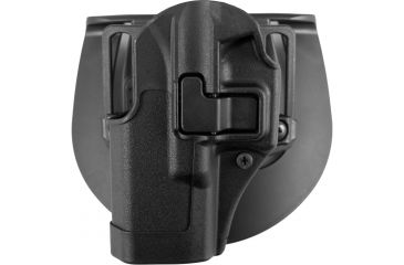 Image of BlackHawk CQC Carbon Fiber SERPA Holster (Matte Finish w/Beltloop &amp; Paddle), Fits Glock 19/23/32, Black