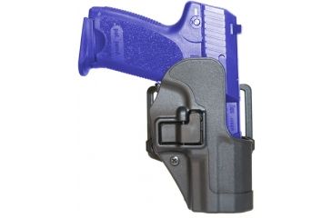 Image of BlackHawk CQC CF Holster w/ BL &amp; Paddle - Serpa- LT - w/Matte Finish Black, Fits Glock 26/27/33