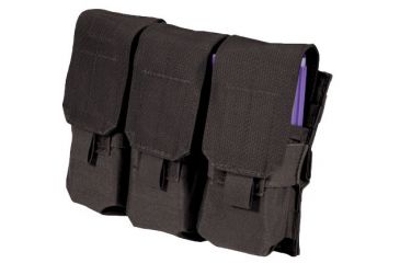 Image of Blackhawk STRIKE Triple M4/M16 Mag Pouch, Black 37CL04BK 