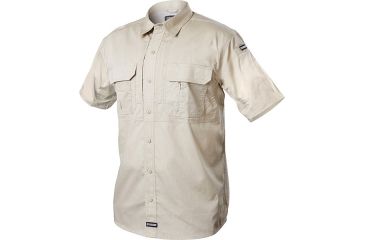 Image of Blackhawk Men's Pursuit Short Sleeve Shirt, Stone, Extra Large, TS02SNXL